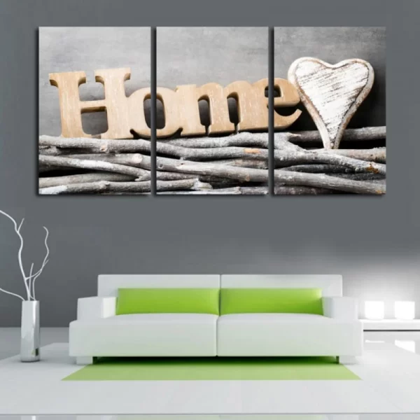 Family Bedroom Wall Decor Canvas Wall Art for Kitchen Modern Wall Decorations for Living Room Farmhouse Abstract Paintings Bathroom Canvas Art Wall Pictures Artwork Home Decor 3 Piece - Image 3