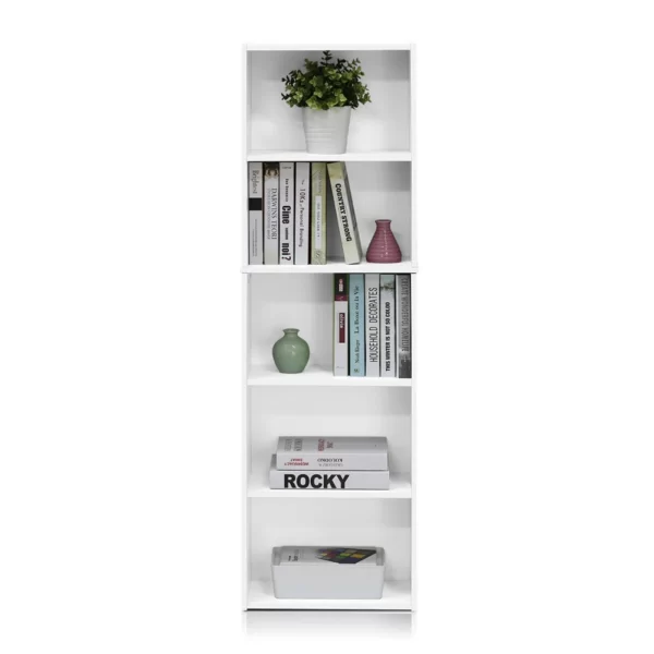 Furinno 5 Tier Reversible Open Shelf Bookcase - Image 3