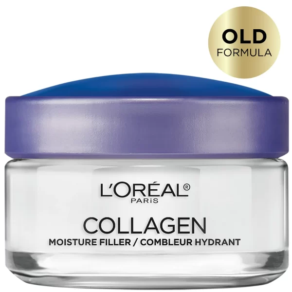 L'Oreal Paris Collagen Moisture Filler Facial Day Night Cream, Anti-Aging, 1.7 oz