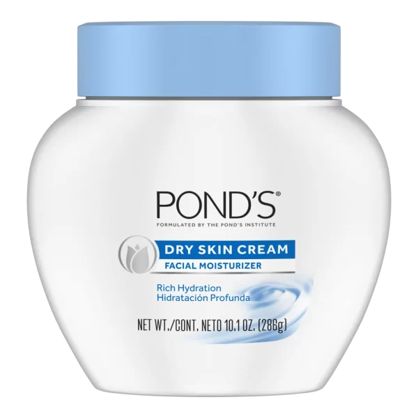 Pond’s Dry Skin Face Moisturizer Cream, Daily Facial Moisturizing 10.1 oz