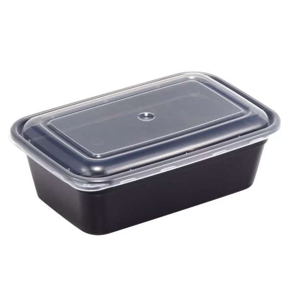 Mainstays 10 Piece Meal Prep Food Storage Containers, Black